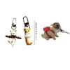 Cartoon Cat Dog Keychain Pendant Hangings Decoration Bag Backpack Bag Charm