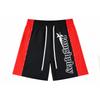 Men Women Loose Fit Streetwear Shorts With Letter Print Rhinestone Embellishment Breathable Quick Dry Casual Pants