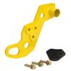 Apio Front Right Tow Hook for Vehicles with Tactical 9mm Thick (FR) Bumpers, [JB64, JB74] Yellow, 3070-36R