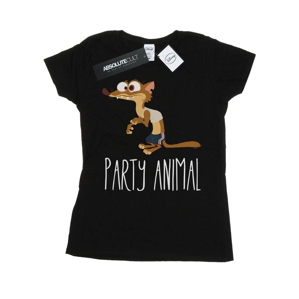 Disney Womens/Ladies Zootropolis Party Animal Cotton T-Shirt