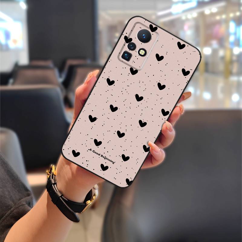 Silicone TPU Phone Case For infinix Zero X/X Pro/X6811/X6811B Animals Fashion Design Cartoon Graffiti Anti-knock Cute