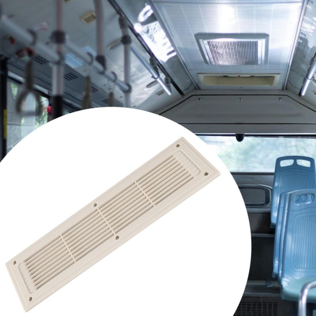 RV Air Vent Cover Conditioner Outlet Grille Rectangle Replace Parts Louvered Ventilation Grill