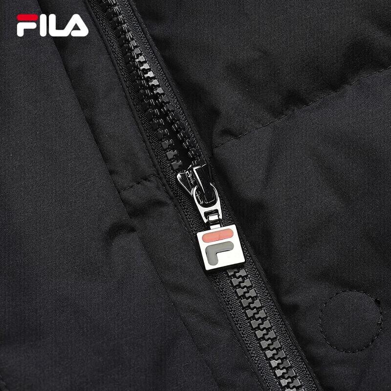FILA Women's Winter Hooded Mid-Length Down Jacket