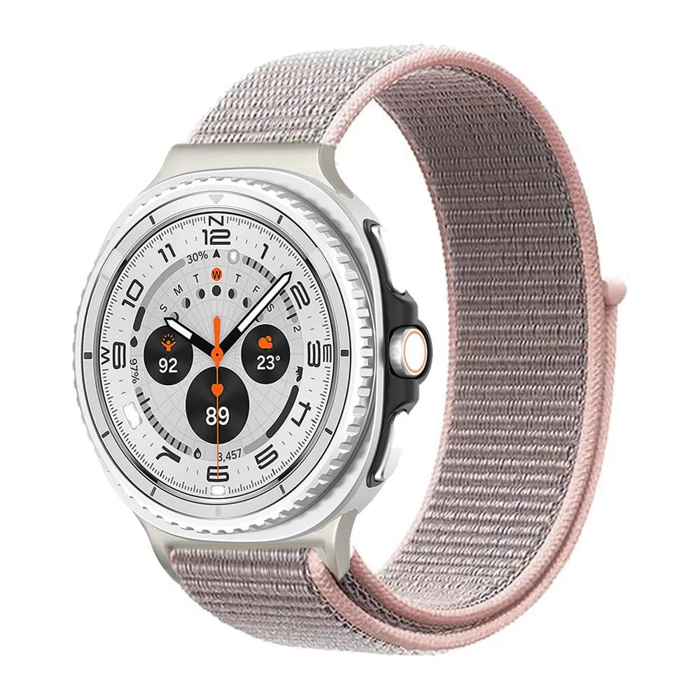 Nylon Loop for Samsung Watch 8/8 Classic Band 40mm 44mm 46mm Accessories Sport Elastic Belt Brecelet Correa Galaxy Watch 8 Strap