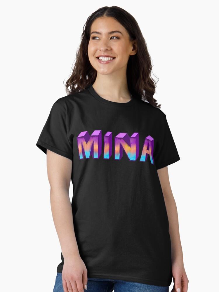 Mina the Hollower Top 10 best personalised gifts 2022 - Mina version2 - personalised,personalized custom name in ombre Classic Unisex T-Shirt