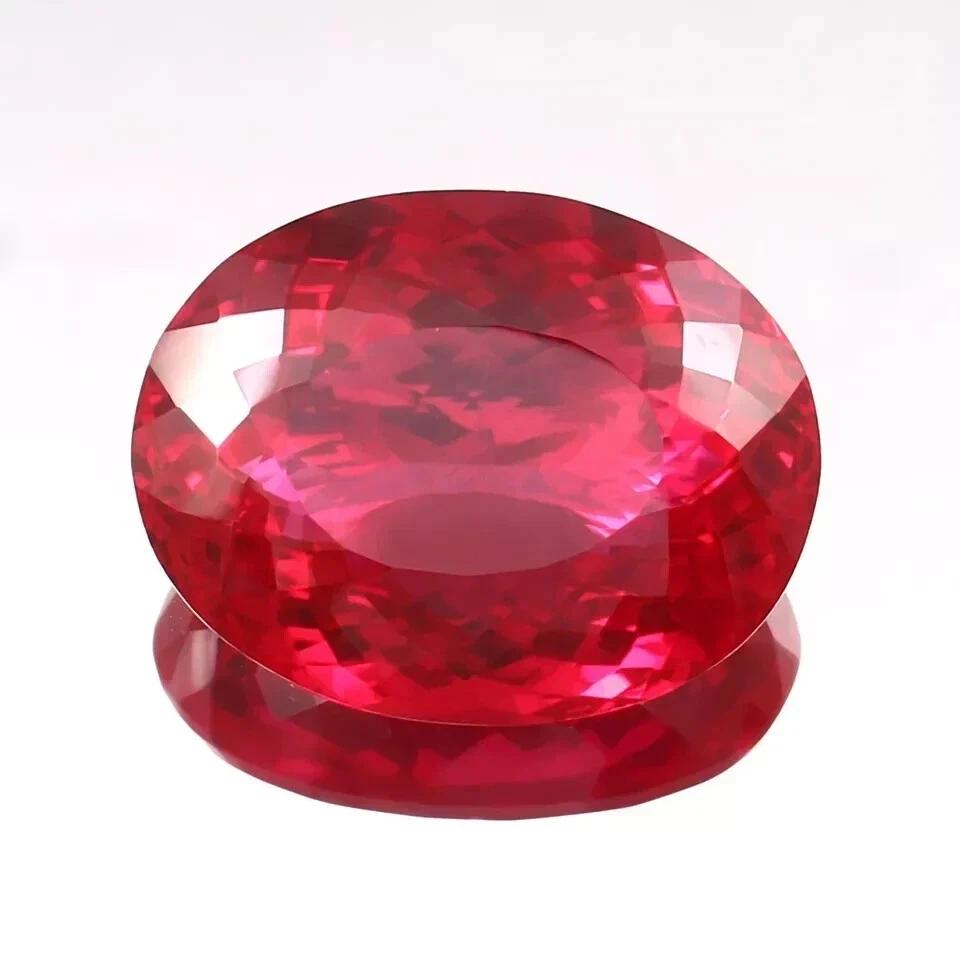 Natural Burma Pigeon Blood Red Ruby Oval 51-52 Ct Beautiful Certified Gemstone