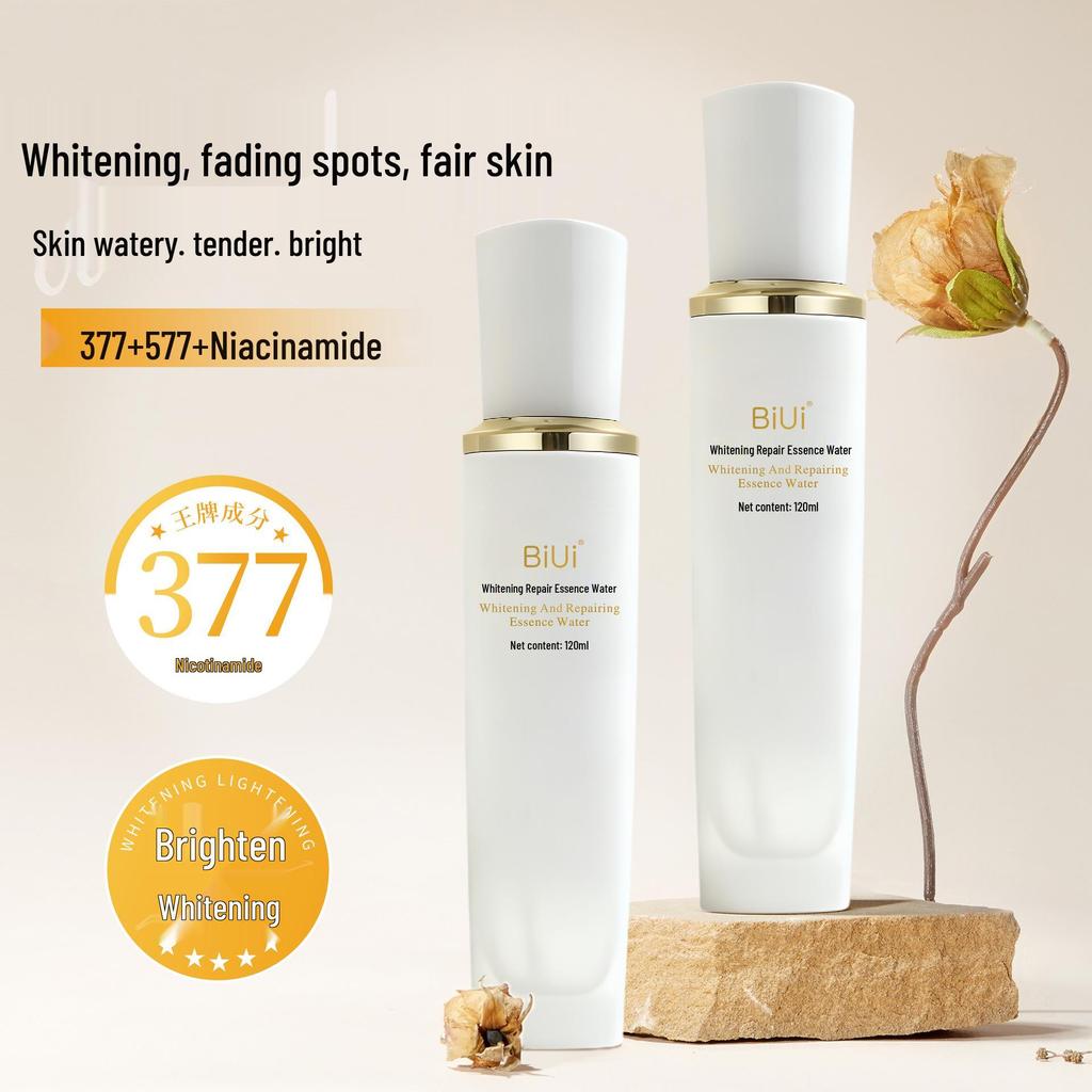 Whitening Repair Toner: Brightens, Reduces Spots, Niacinamide Infused, High-End Skincare