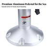 Boat Seat Pedestal with Swivel Base Secure Locking Hardware Resistant