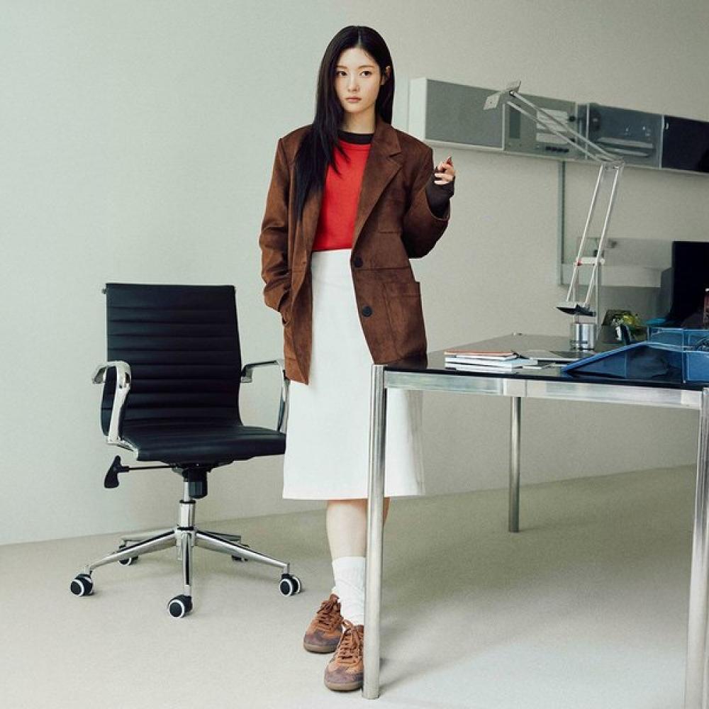 

On On Midi Skirt Banding New5ws925 IVORY/M_02