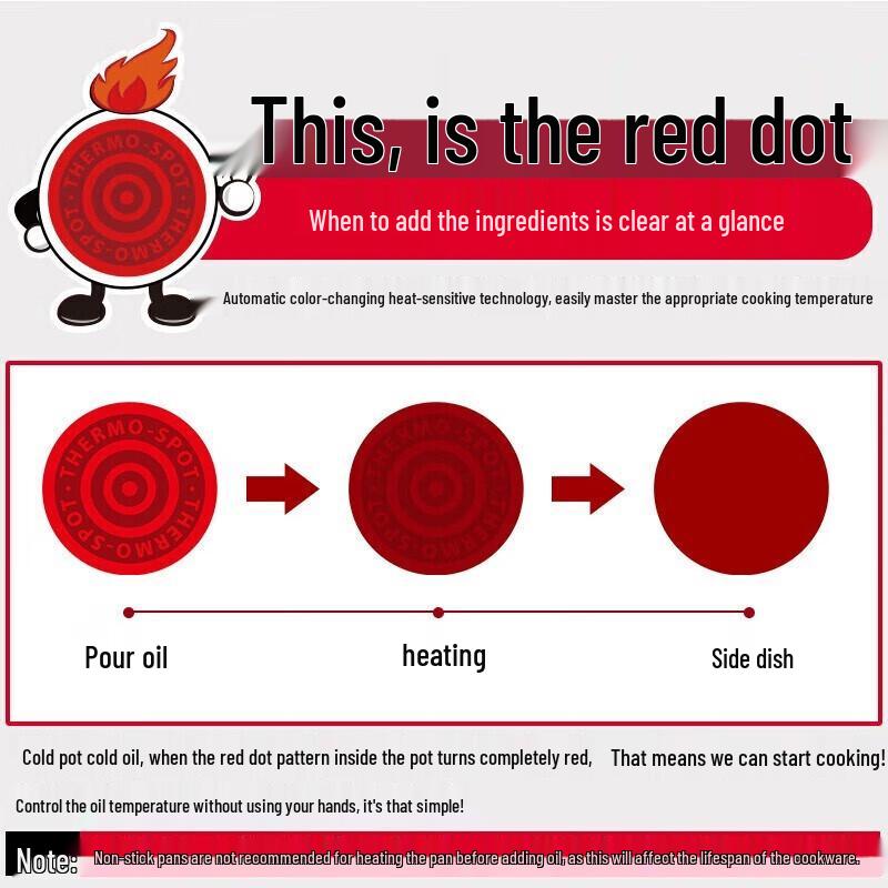 Supor Red Dot Non-stick Multi-Functional Frying Pan