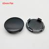 4Pcs/Lot No Logo Blank Base 65mm Black Silver Fit Yourself 60mm Logo Sticker Wheel Center Cap Rim Tire Cover Car Styling