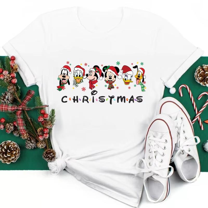 Merry Christmas   Printed TShirt Unisex Womens Cute Y2K Santa Claus TShirt Unisexs Top Harajuku Style Clothing Soft Cotton