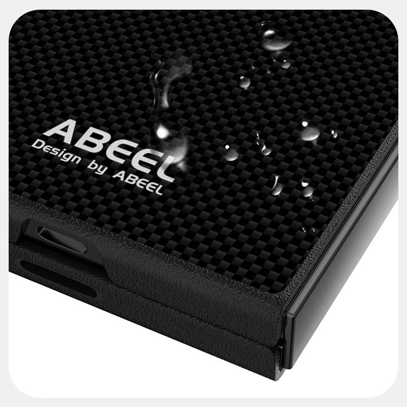 Luksusowe etui z włókna węglowego z magnetycznym zamknięciem typu flip, składane, na telefon Samsung Galaxy Z Fold 7 6, metalowa ochrona obiektywu, odporne na wstrząsy