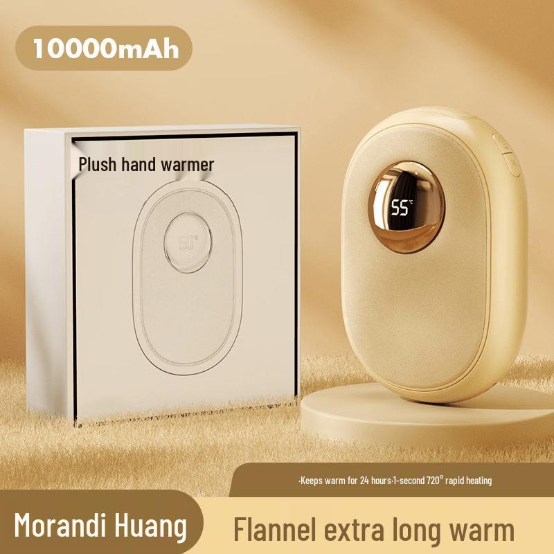 ZISIZ Plush Flannel Magnetic Rechargeable Hand Warmer