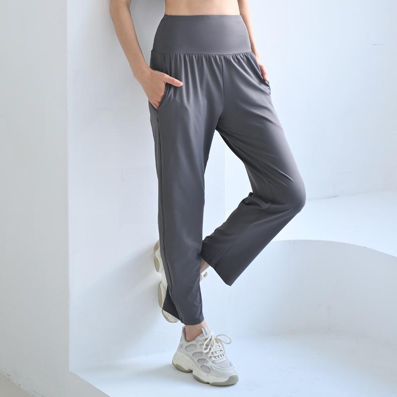 Yoga Clothes Sports Women's Summer Nine-point Trousers Professional Running Fashion and Thin New Temperament High-end Fitness Clothes Trousers
