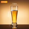 ZISIZ Large Handmade Glass Beer Mug