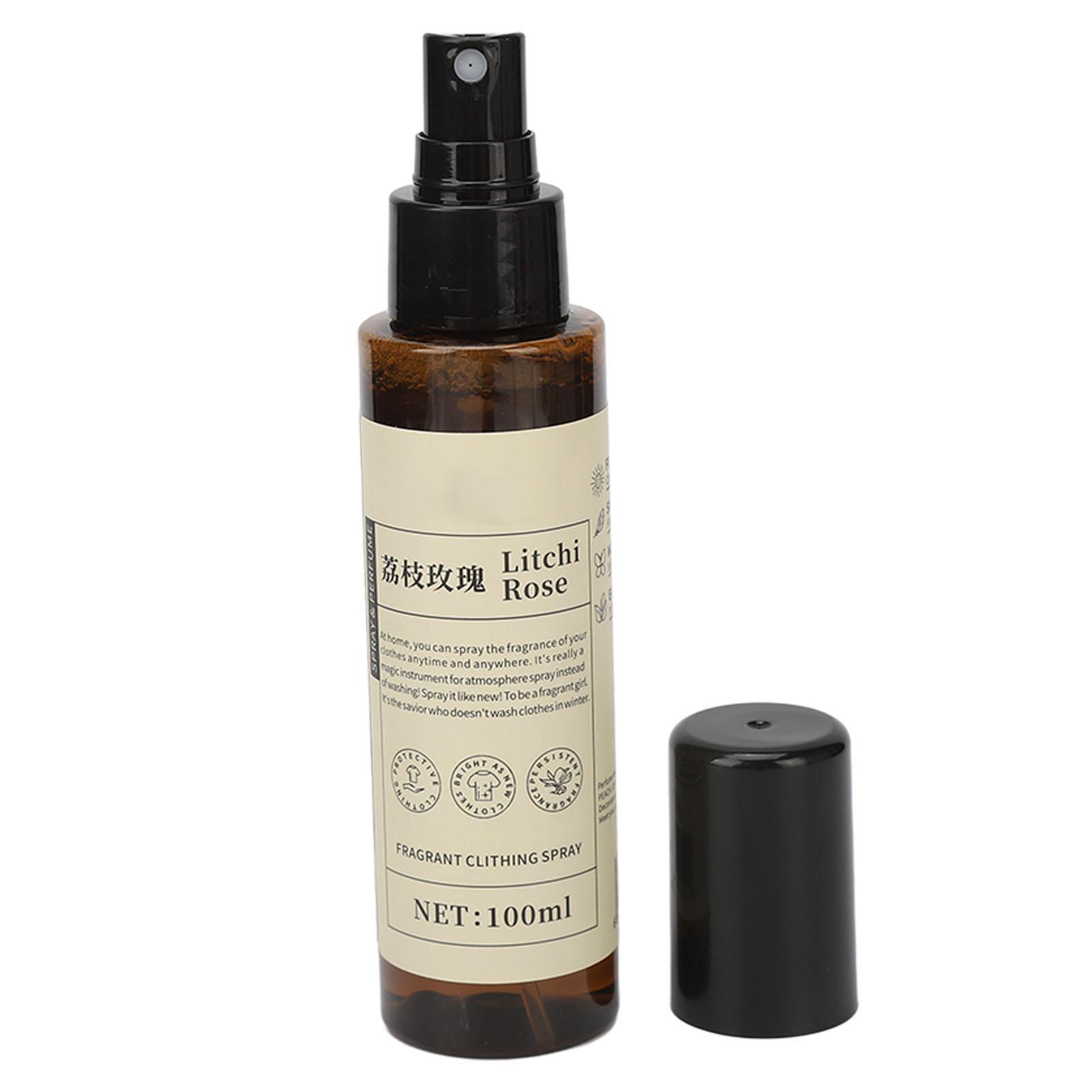 

Lychee Rose Scent Fabric Refresher Spray Odor Eliminator Fine Mist Light Fragrance Laundry Scenting