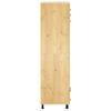 SKI Cabinet Honey Brown 66 X 58 X 207 Cm Solid Pine Wood