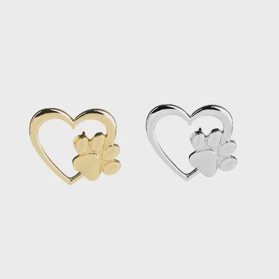 Trendy Love Dog Paw Collar Brooch & Summer Scarf Buckle - Stylish Gifts