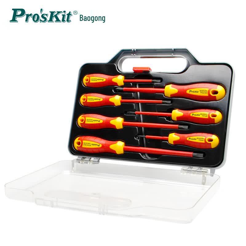 Pro sKit SD-8012 VDE 1000V Insulated Screwdriver Set