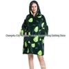 Cozy Autumn/Winter Pumpkin Blanket Sweatshirt: Thick Cotton Velvet Bathrobe for Indoor and Outdoor Warmth