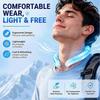 Neck Ice Ring Neck Cooling Tube, Hands-Free Reusable Ice Rings Neck Cooler, Wearable Cooling Wrap For Hot Weather, Leakproof Coolings Necks