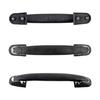 Suitcase Box Telescopic Handle Pull 219mm Long Strap Handles Black