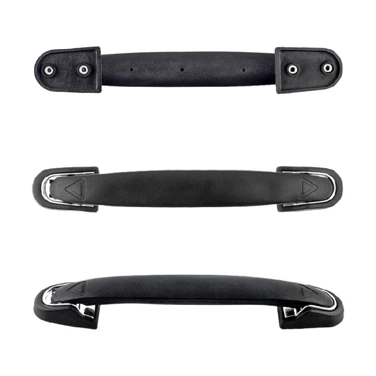 Suitcase Box Telescopic Handle Pull 219mm Long Strap Handles Black