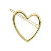 efor. Punching Heart Hair Pin