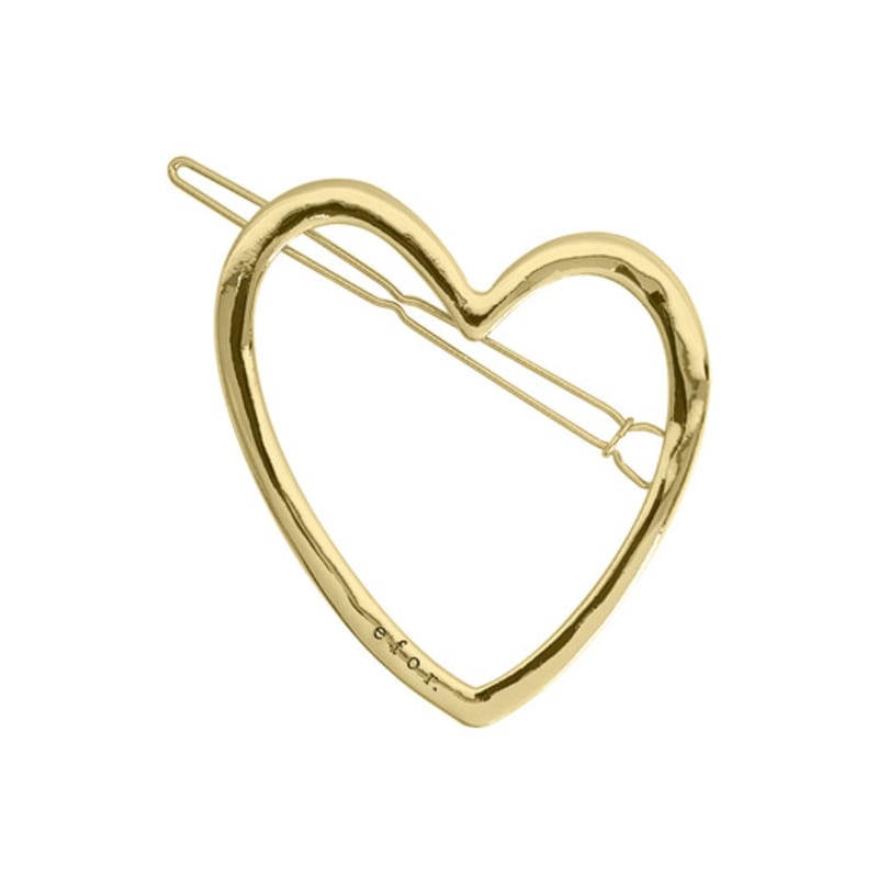 efor. Punching Heart Hair Pin