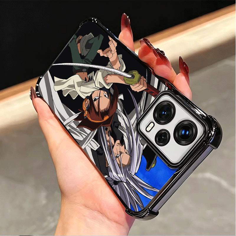 Anime Shaman King Plating Phone Case For Xiaomi Poco X5 X6 X7 X8 Pro Max F8 Ultra F7 M8 M7 M5S Redmi 15C 15 14C 13C 13 X3 12C F6