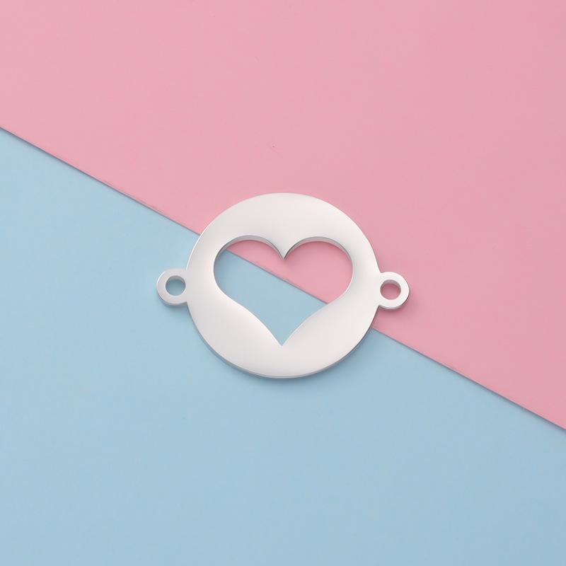 

Подвеска в форме сердца из нержавеющей стали для браслетов и ожерелий