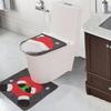 Runtowo 2pcs/set Christmas Toilet Seat Covers 2025 Merry Christmas Decor for Home Navidad Xmas Gifts New Year 2026 Santa Claus