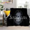 3D Latest Supernatural Dean Sam Soft Flannel Blankets,Throw Blanket Comfortable Blanket for Picnic Beds Sofa Home Bedroom Gift