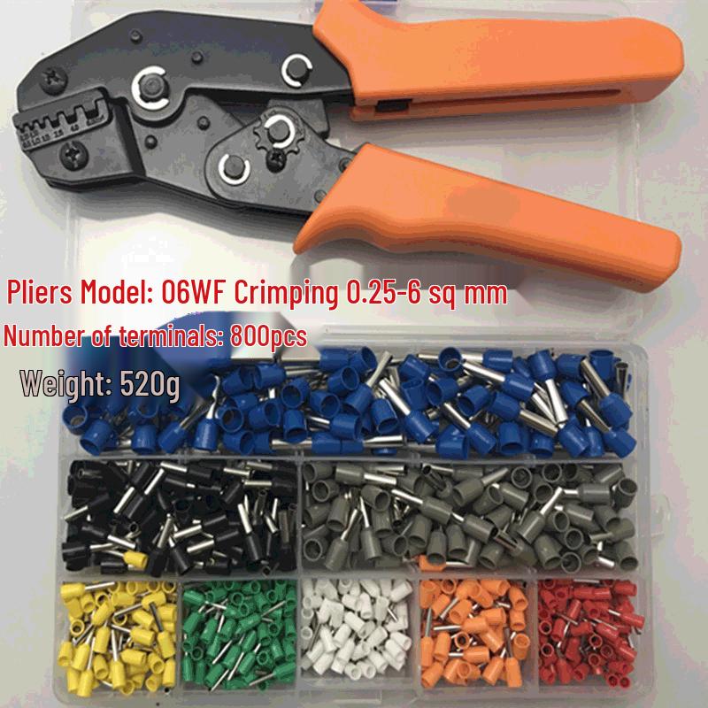European Crimping Tool: SN-06WF Tube & Pin-Shaped Terminal Press Pliers Single Pliers