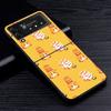 PUI PUI MOLCAR Cute Case for Samsung Galaxy Z Flip4 Flip3 5G PC Hard Cell Phone Shell Z Flip 4 3 Black Coque Zflip4 Zflip3 Cover