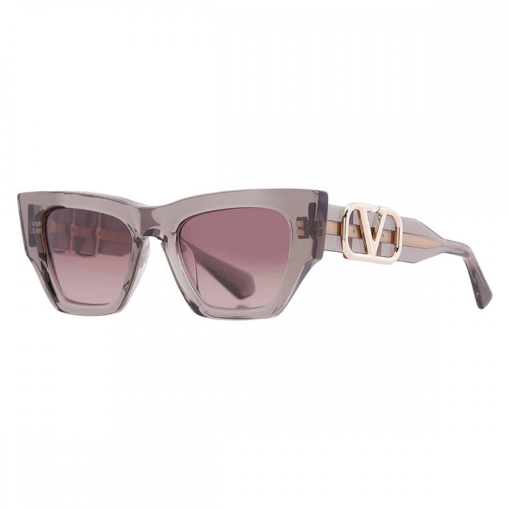 Valentino Sette Rose Gradient Butterfly Ladies Sunglasses Vls 166 C 52 Multi
