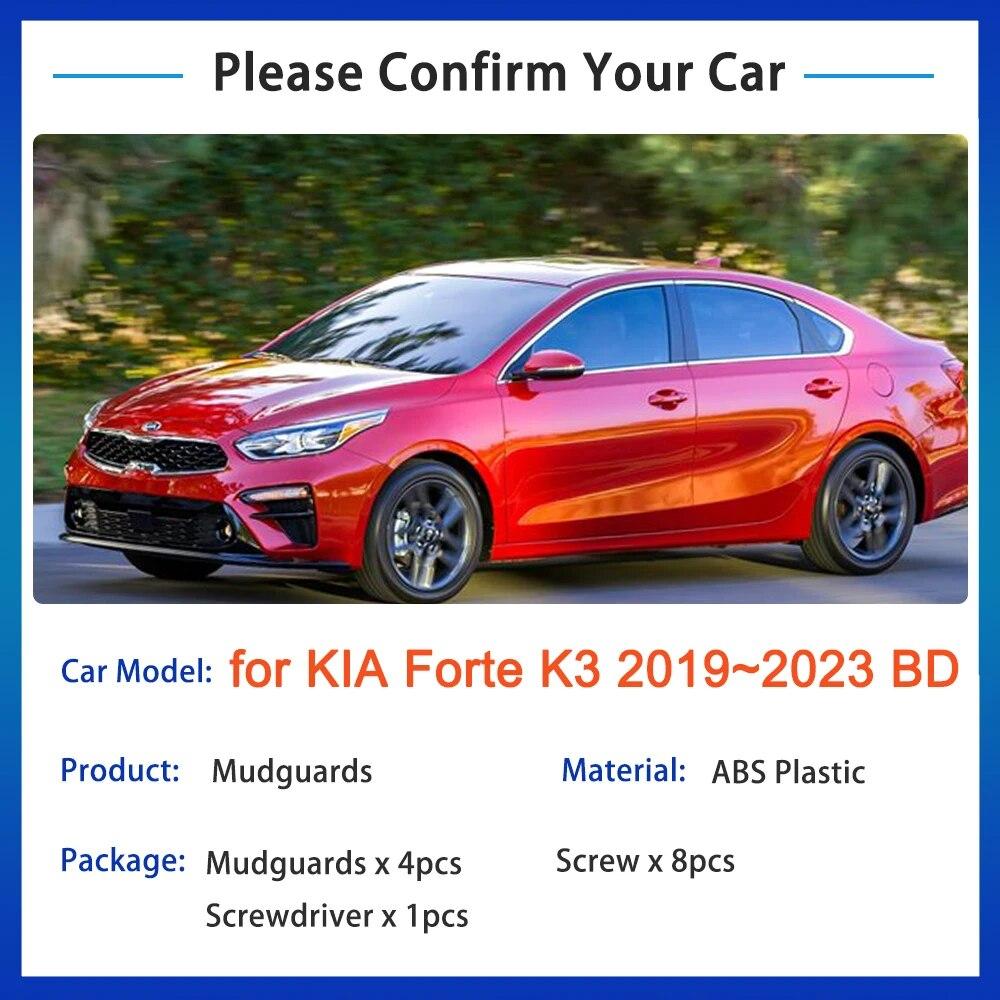4x pentru KIA Forte K3 2022 2023 BD Apărătoare de noroi Apărătoare de stropire Apărătoare de noroi Apărătoare roată din față Accesorii de fixare a mașinii