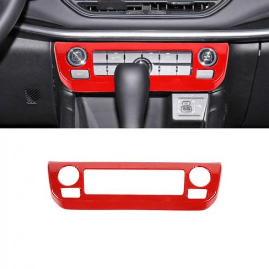 Central Centrol AC Switch Cover Trim 1PCS For Jeep Compass -2024 Bright Red