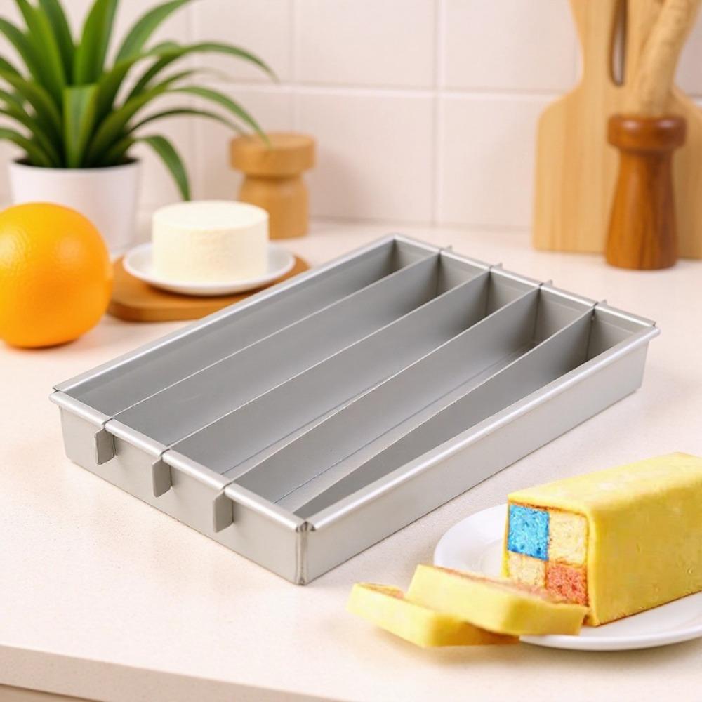 Non-Stick Tiramisu Pan with Adjustable Divider Baking Cake Mould Cake Baking Tray  Bread