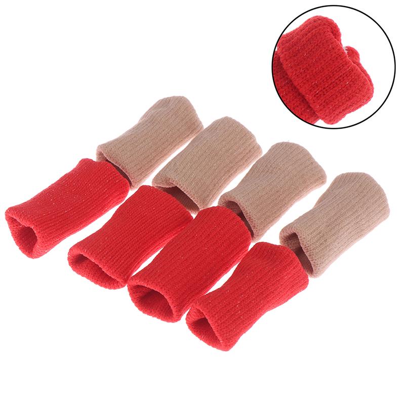 10Pc Finger Sleeves Sport Arthritis Trigger Braces Knuckle Protector Splint Wrap