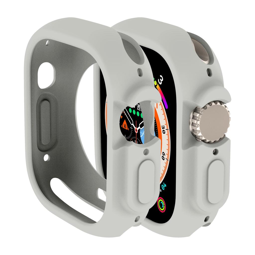Candy Silicone Case for Apple Watch Ultra 2 49mm Cover 9 8 7 6 Se 5 4 45mm 42mm Protection Iwatch Series 44mm 40mm 41mm Bumper