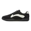 Li Ning Abrasion Resistant Breathable Casual Scenario Low top Table Tennis Shoes Unisex Black Ivory AZGV311-2