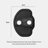YZ 4Pcs Car Silicone Door Lock Cover Protective Stickers Car Door Lock Damper For Tesla Model 3 Y YL Highland Juniper Accessorie