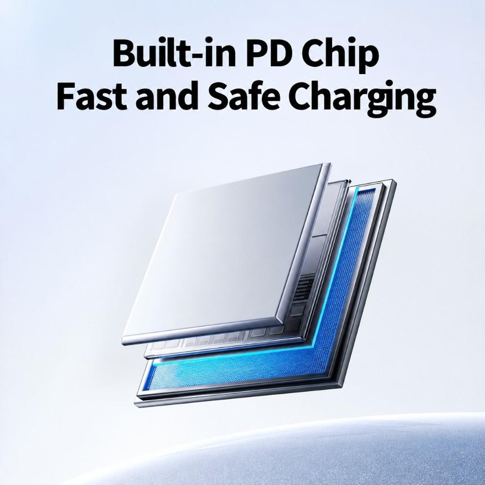 100W PD PD Trigger Charging Cord Digital Display DC Charging Lead Mobile Workstation