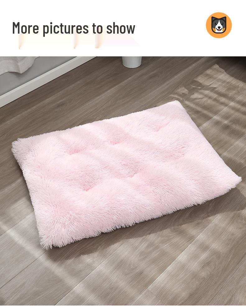 Plush Winter Warm Pet Bed: Cozy Cushion for Dogs & Cats