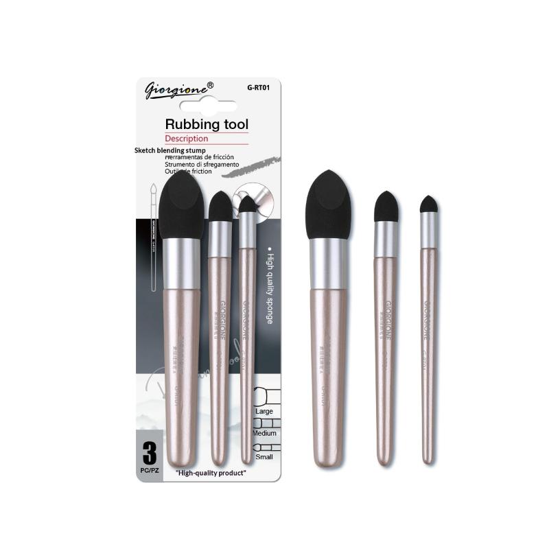 2/3 Stück Künstler Mischstift Waschbarer Skizzen Radier Schwamm Pinsel Wiederverwendbare Zeichenkunst Blender Korrigieren Aufhellen & Highlighten