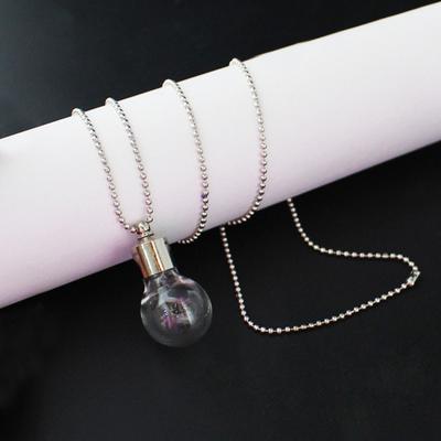 Kendin Yap Kolye Şeffaf Açılabilir Doldurulabilir Sızdırmaz Pürüzsüz Dekoratif Hediye Erkek Kadın Cam Şişe Kolye Ucu Kolye Takı Moda Aksesuar