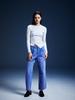 RENNESMIA Diagnal Line Top _ Ivory