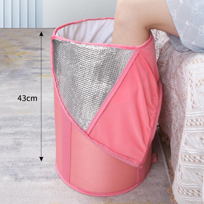 Foldable Insulated Portable Foot Bath Tub - Collapsible Foot Soaking Bucket for Home Spa Foot Care